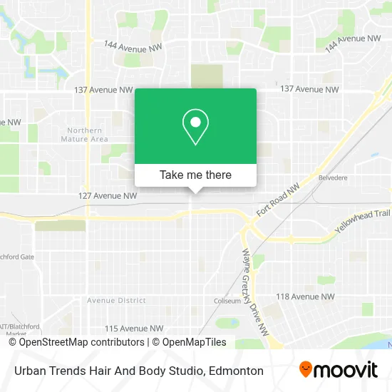 Urban Trends Hair And Body Studio map