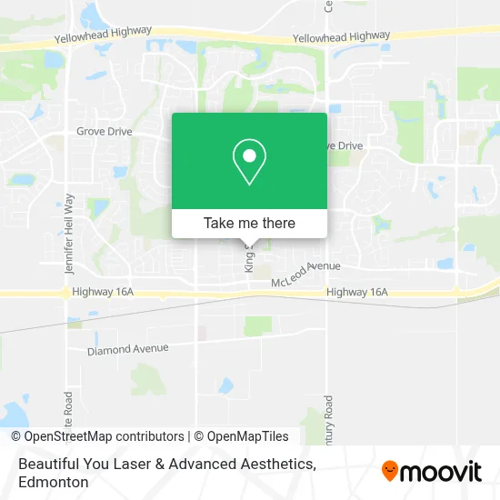 Beautiful You Laser & Advanced Aesthetics map