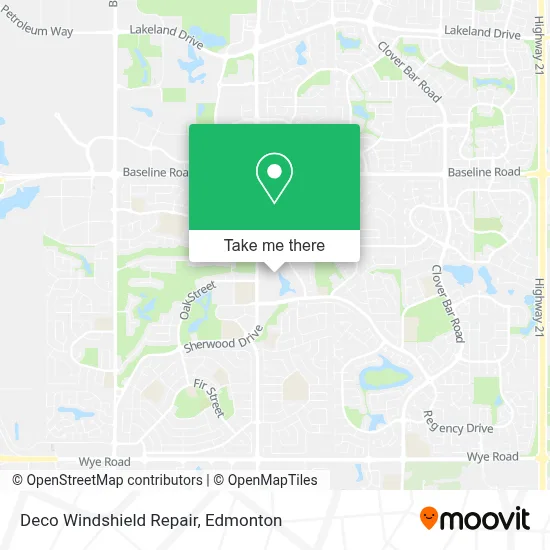 Deco Windshield Repair map