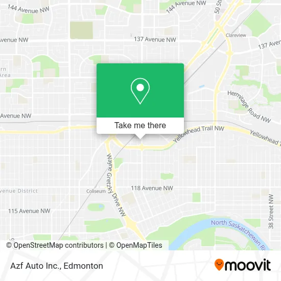 Azf Auto Inc. map