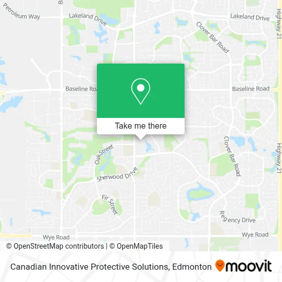Canadian Innovative Protective Solutions map