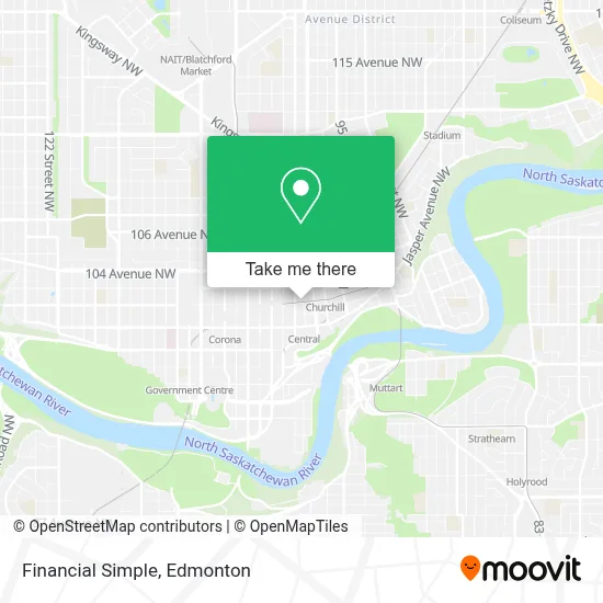 Financial Simple map