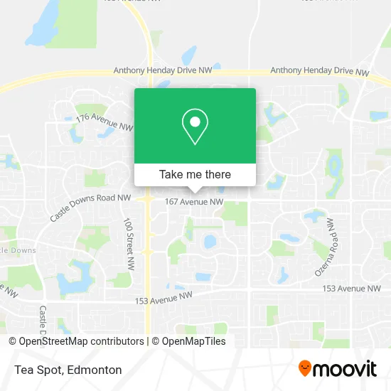 Tea Spot map