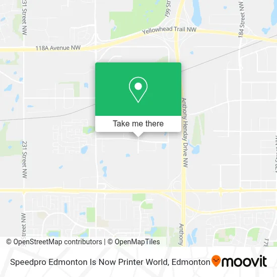 Speedpro Edmonton Is Now Printer World map