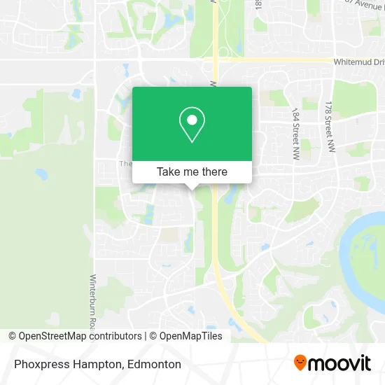Phoxpress Hampton map