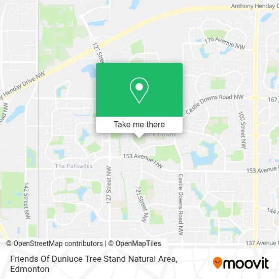Friends Of Dunluce Tree Stand Natural Area map