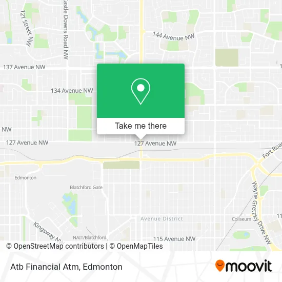 Atb Financial Atm map