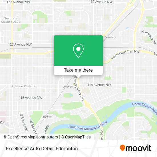 Excellence Auto Detail map