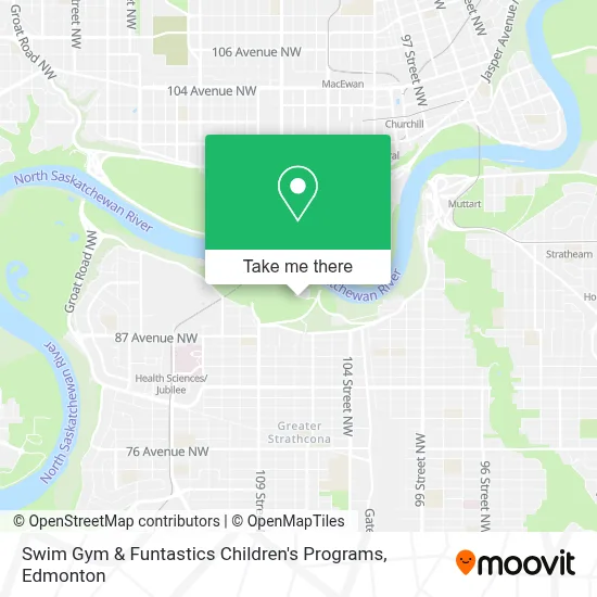 Swim Gym & Funtastics Children's Programs map