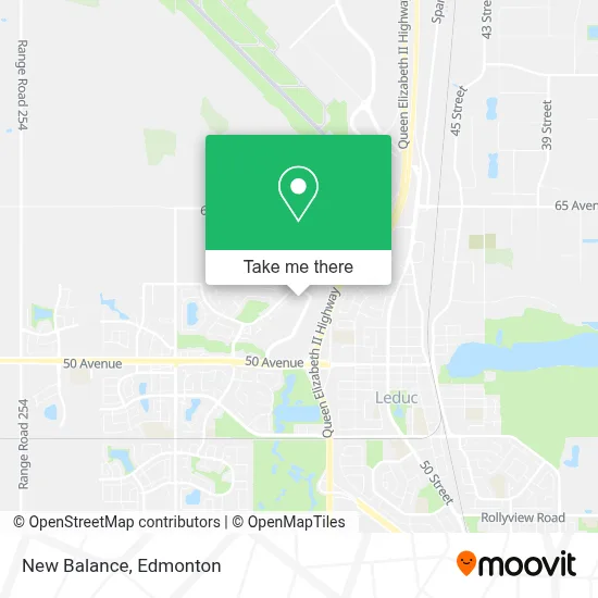 New Balance map