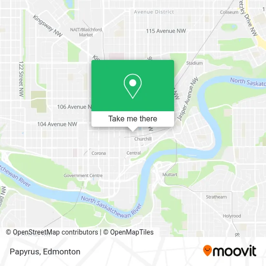 Papyrus map