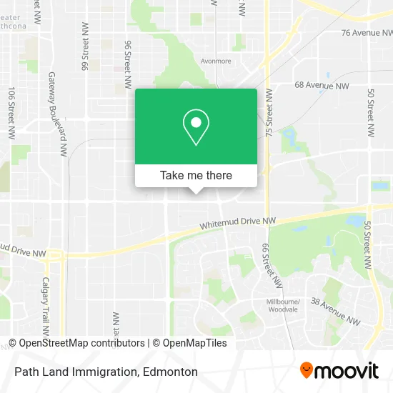 Path Land Immigration map