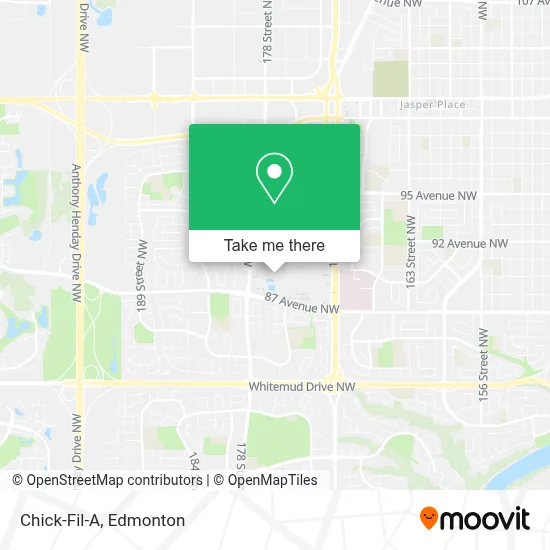 Chick-Fil-A map