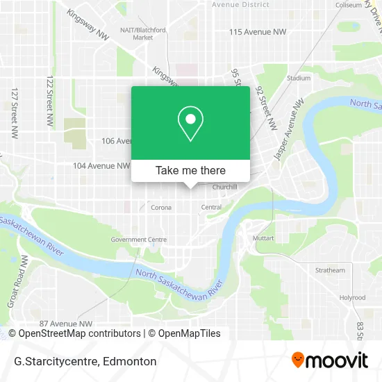 G.Starcitycentre map