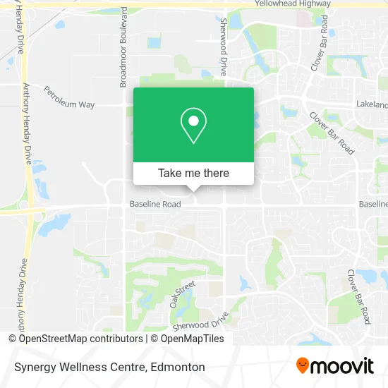 Synergy Wellness Centre map