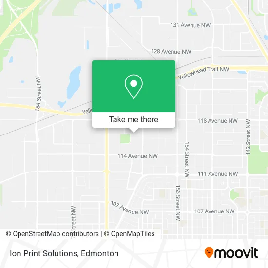 Ion Print Solutions map