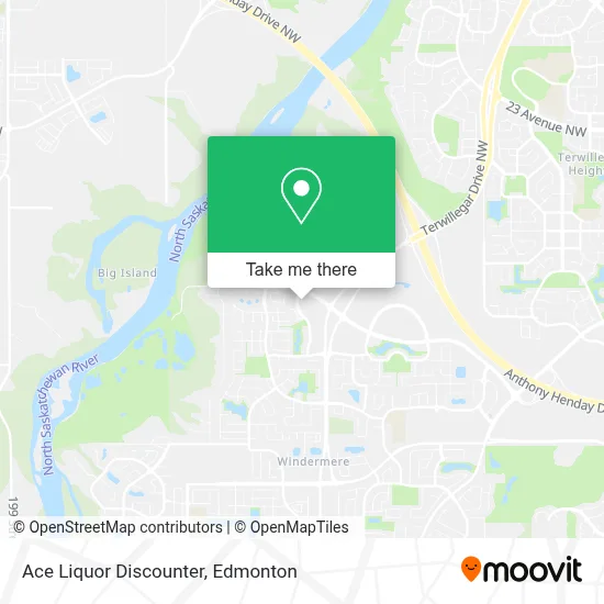 Ace Liquor Discounter map