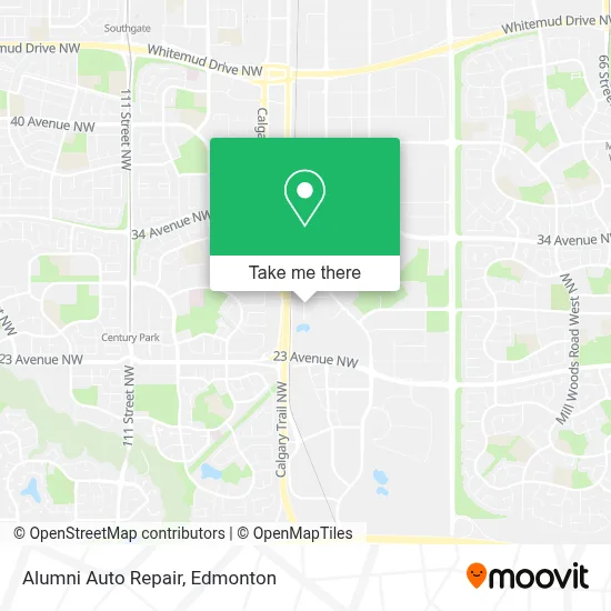 Alumni Auto Repair map