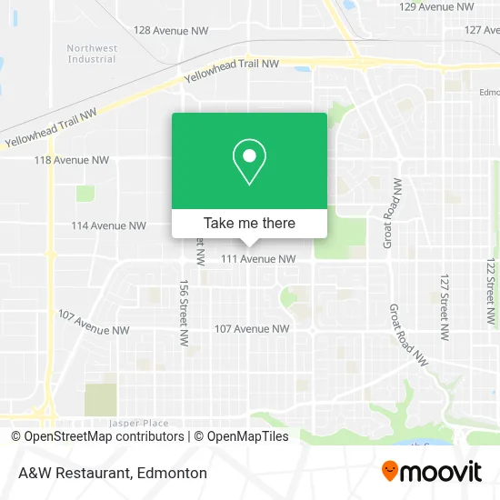 A&W Restaurant map