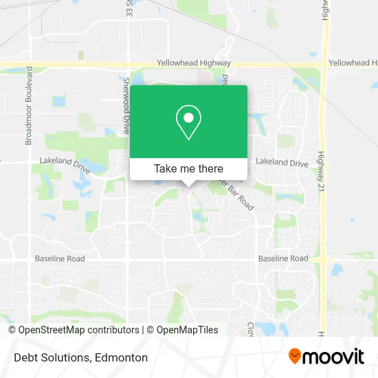 Debt Solutions map