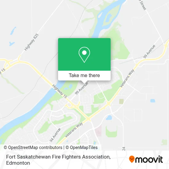 Fort Saskatchewan Fire Fighters Association map