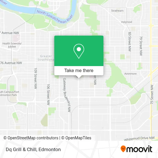 Dq Grill & Chill map