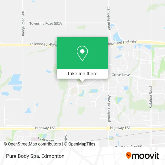 Pure Body Spa map