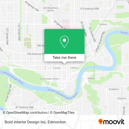 Bold Interior Design Inc map