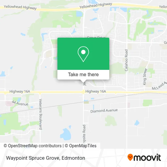 Waypoint Spruce Grove map