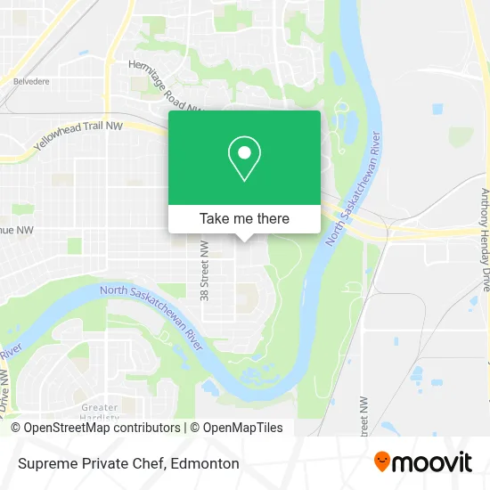 Supreme Private Chef map
