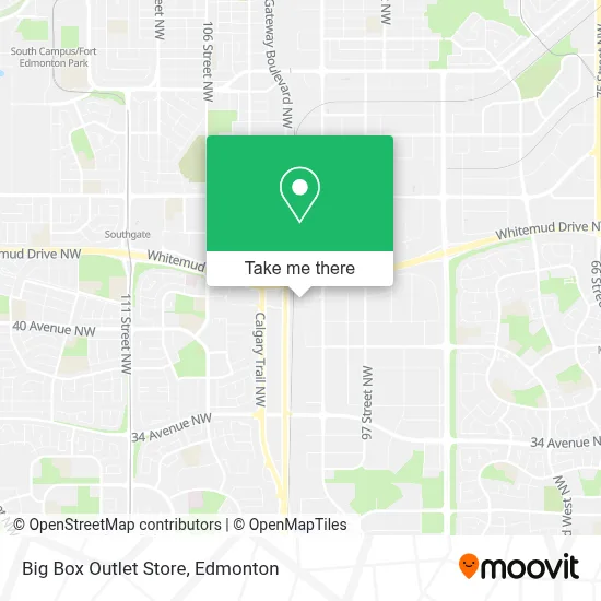 Big Box Outlet Store map