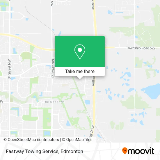 Fastway Towing Service map