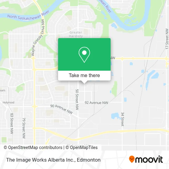 The Image Works Alberta Inc. map