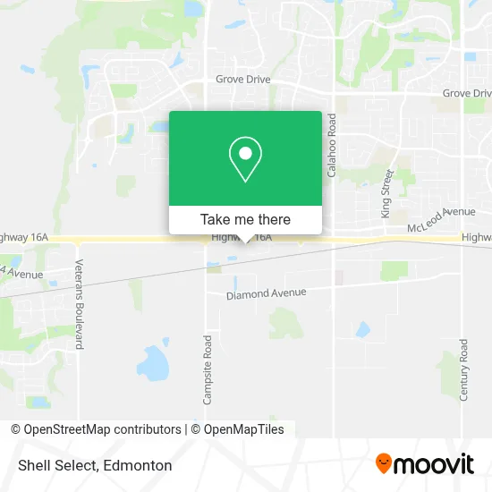 Shell Select map