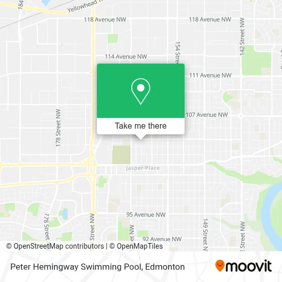 Peter Hemingway Swimming Pool map