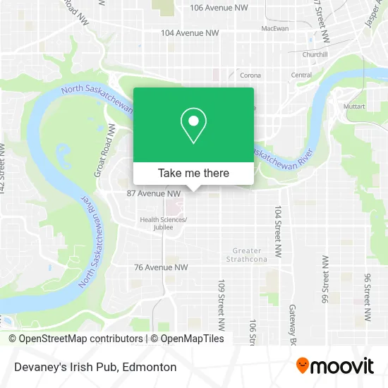 Devaney's Irish Pub map