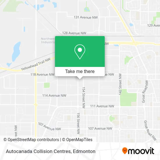 Autocanada Collision Centres map