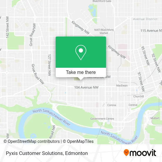 Pyxis Customer Solutions map