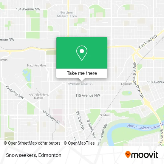 Snowseekers map