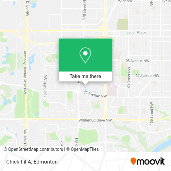 Chick-Fil-A map