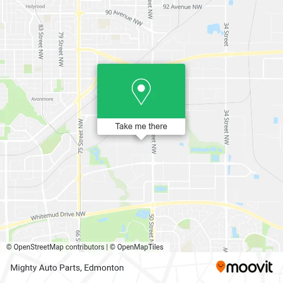 Mighty Auto Parts map