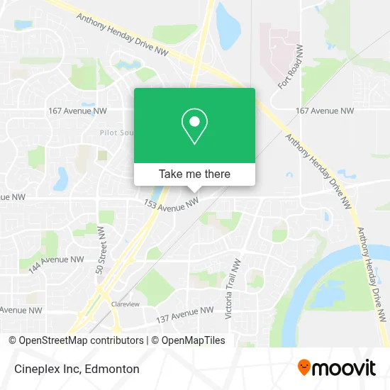 Cineplex Inc map