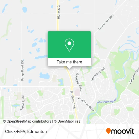 Chick-Fil-A map