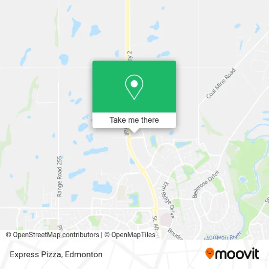 Express Pizza map