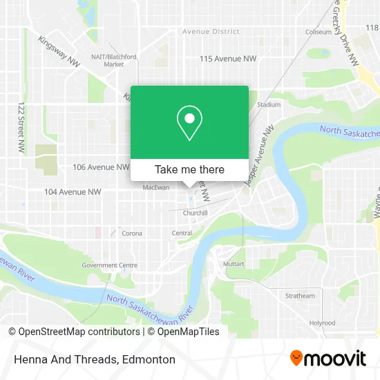 Henna And Threads map