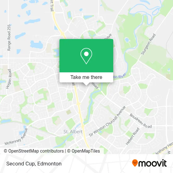 Second Cup map