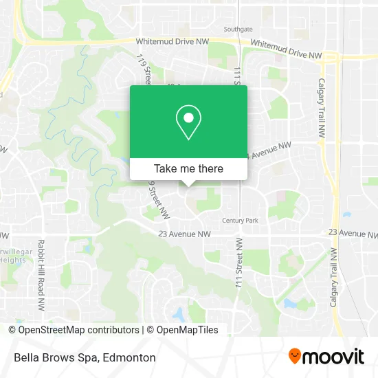 Bella Brows Spa map