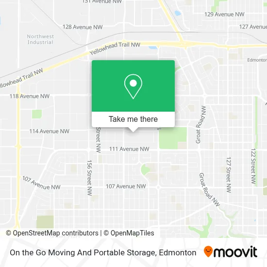 On the Go Moving And Portable Storage map