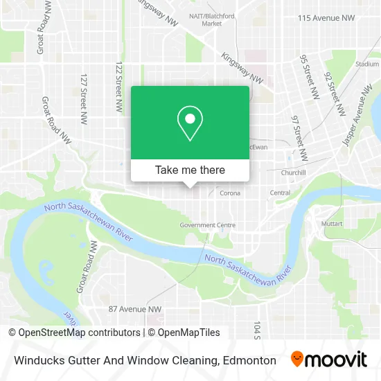 Winducks Gutter And Window Cleaning map