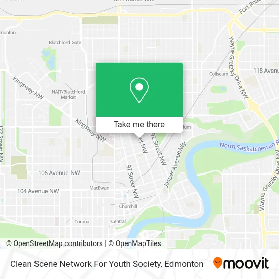 Clean Scene Network For Youth Society map